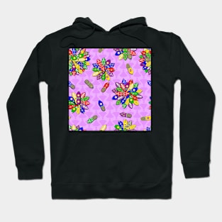 marrakesh market shoe flowers Hoodie